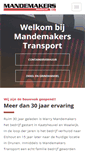 Mobile Screenshot of mandemakerstransport.nl